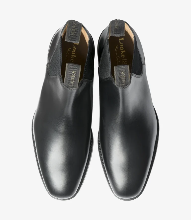 Loake Chatsworth Black Calf Leather