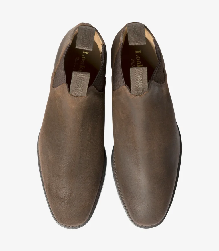 Loake Chatsworth Brown Rough-Out Suede