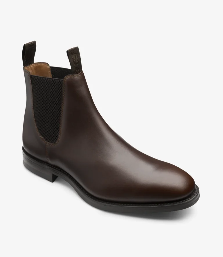 Loake Chatsworth Dark Brown Waxy Calf Leather