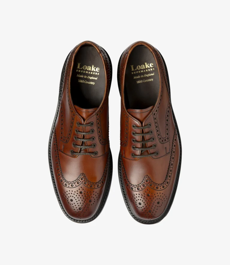 Loake Chester Mahogany Calf Leather