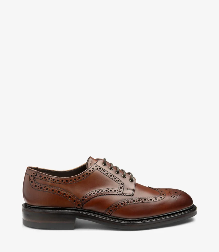 loake Chester Mahogany Calf Leather