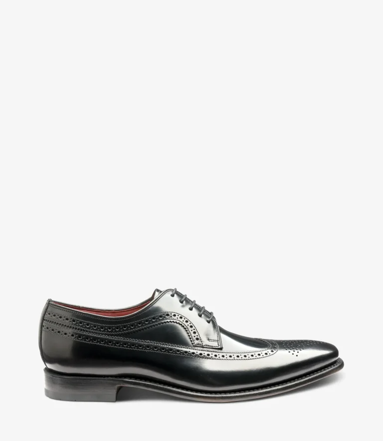 loake Clint Black Calf Leather