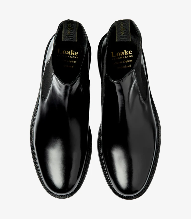 Loake Dorchester Black Polished