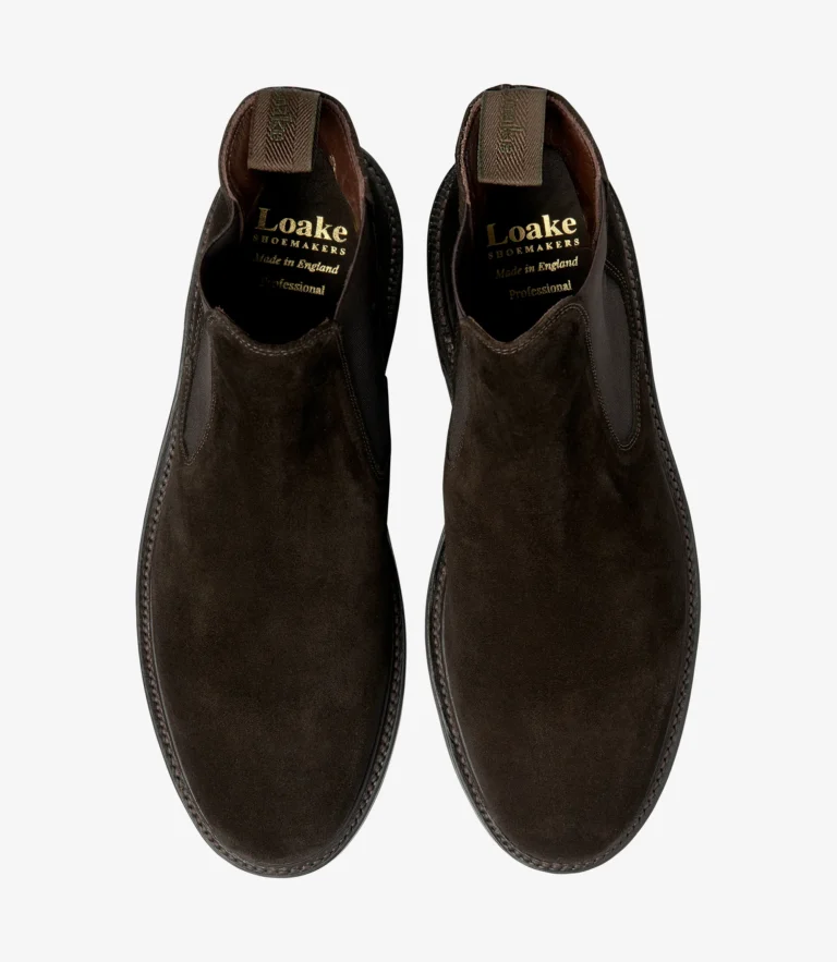 Loake Dorchester Dark Brown Suede