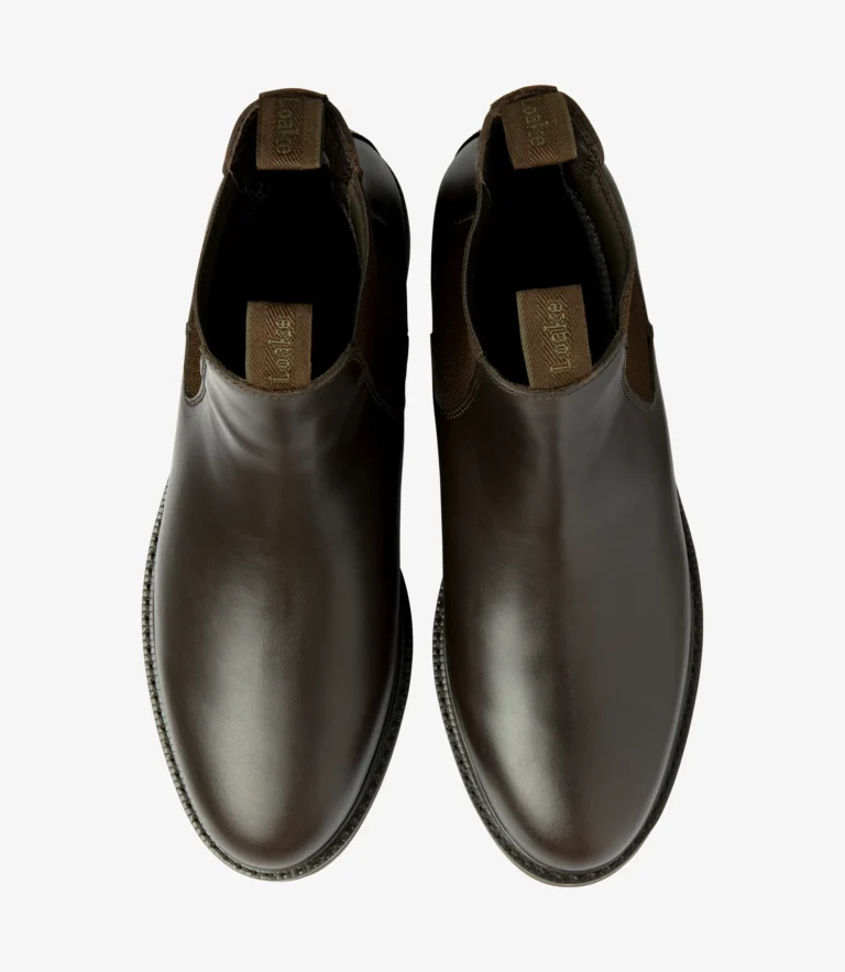 Loake Ducksworth Dark Brown Waxy Leather