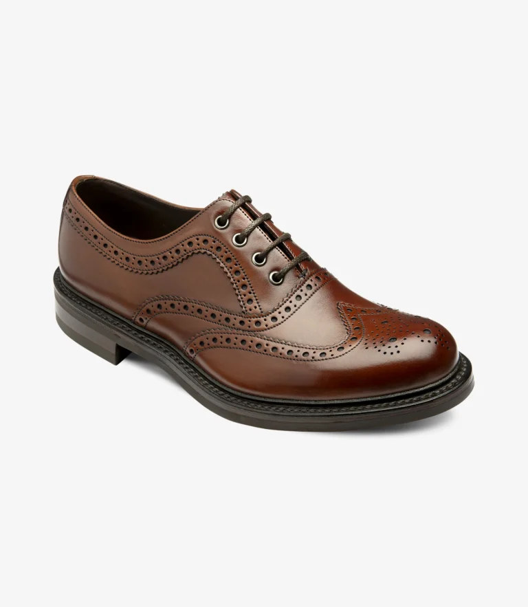 Loake Edward Seared Mahogany Calf Leather