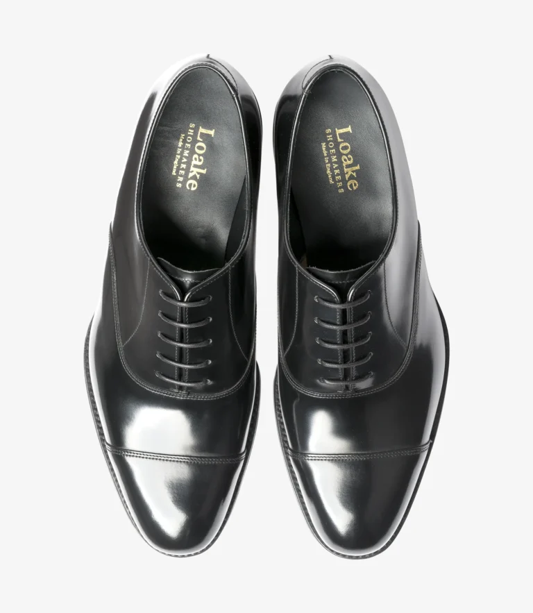 Loake Elgin Black Polished