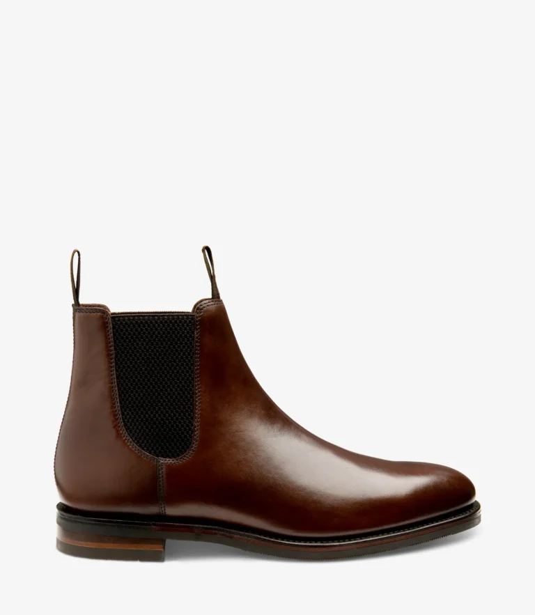 loake Emsworth Dark Brown Calf Leather