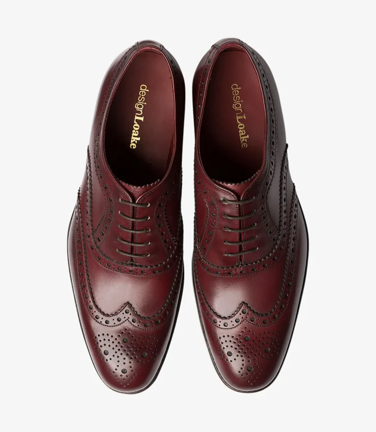 Loake Fearnley Burgundy Calf Leather