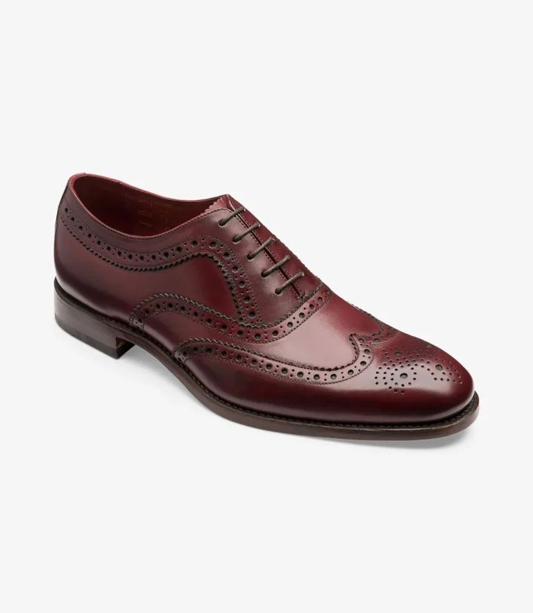 Loake Fearnley Burgundy Calf Leather