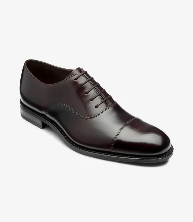 Loake Finsbury Dark Brown Waxy Calf Leather