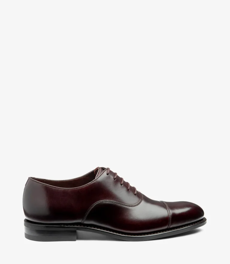 loake Finsbury Dark Brown Waxy Calf Leather