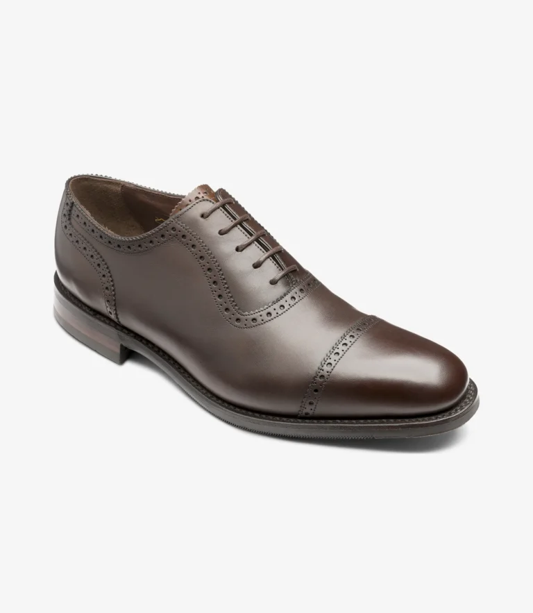 Loake Fleet Dark Brown Calf Leather