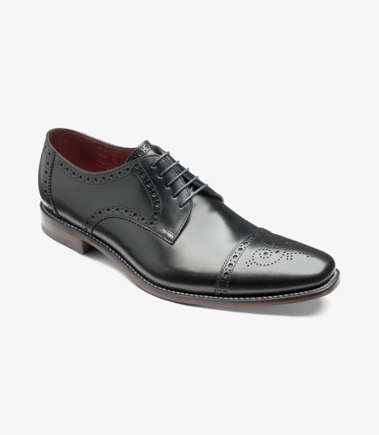 Loake Foley Black Calf Leather