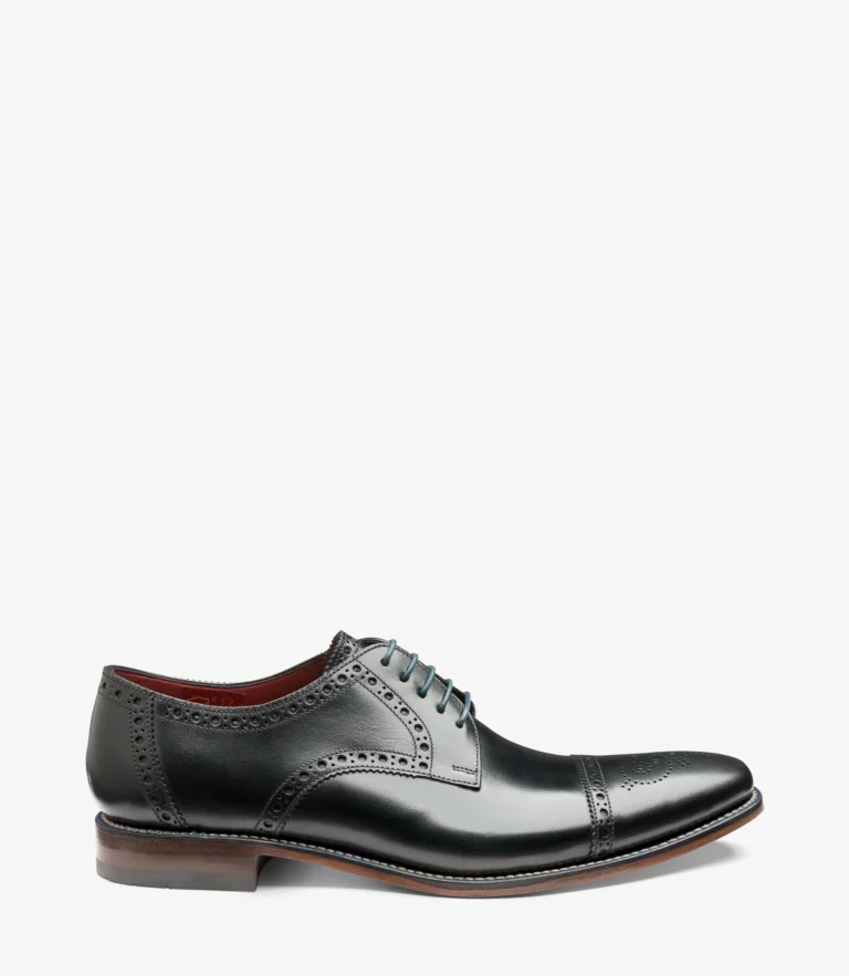 loake Foley Black Calf Leather