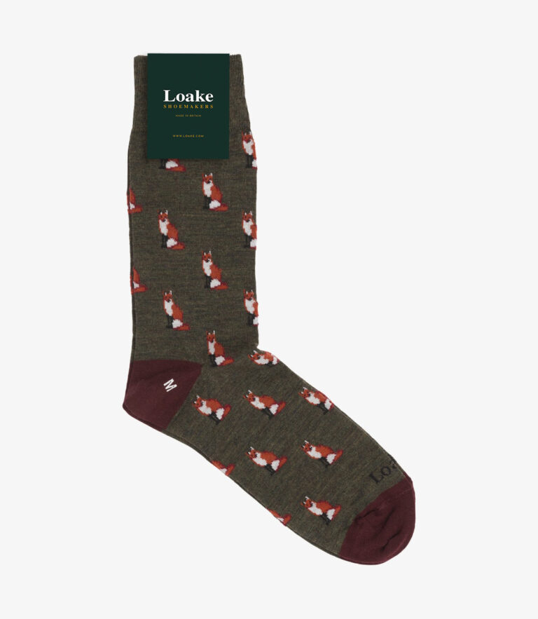 loake Fox Socks Brown