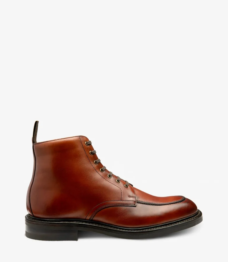 loake Gisbourne Seared Mahogany Calf Leather
