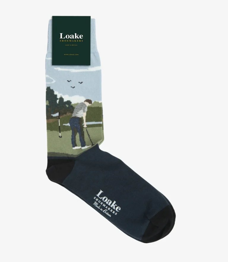 loake Golf Socks Navy
