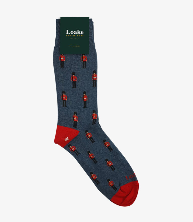 loake Guard Socks Blue
