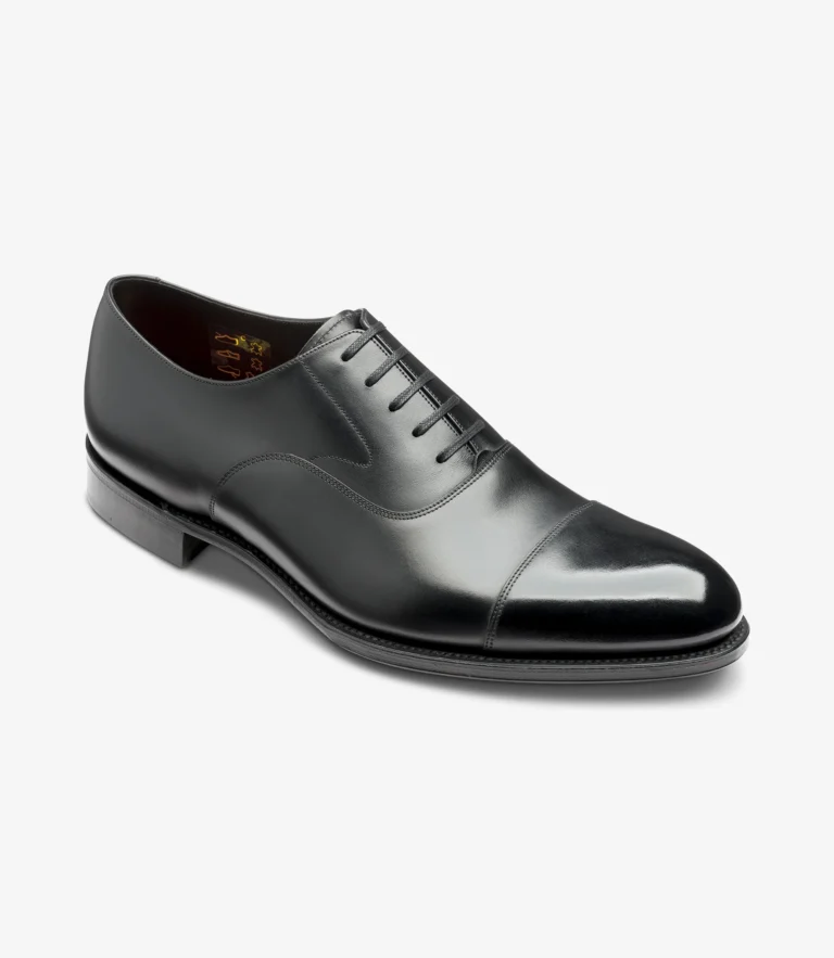 Loake Hanover Onyx Black Calf Leather