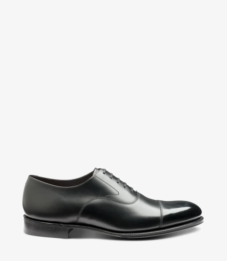 loake Hanover Onyx Black Calf Leather