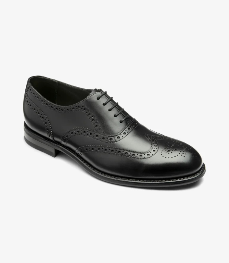 Loake Hepworth Black Calf Leather