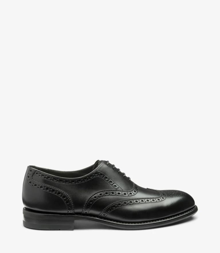 loake Hepworth Black Calf Leather
