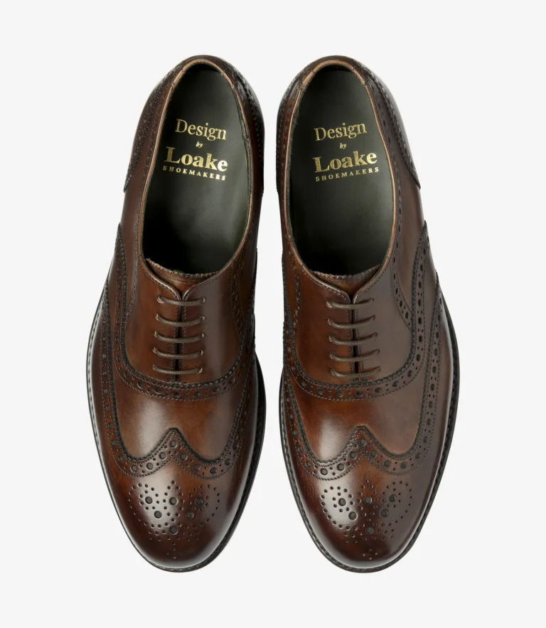 Loake Hepworth Dark Brown Calf Leather