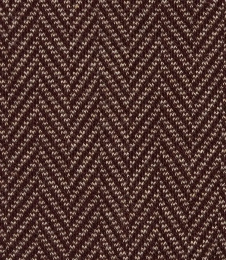 Loake Herringbone Socks Burgundy