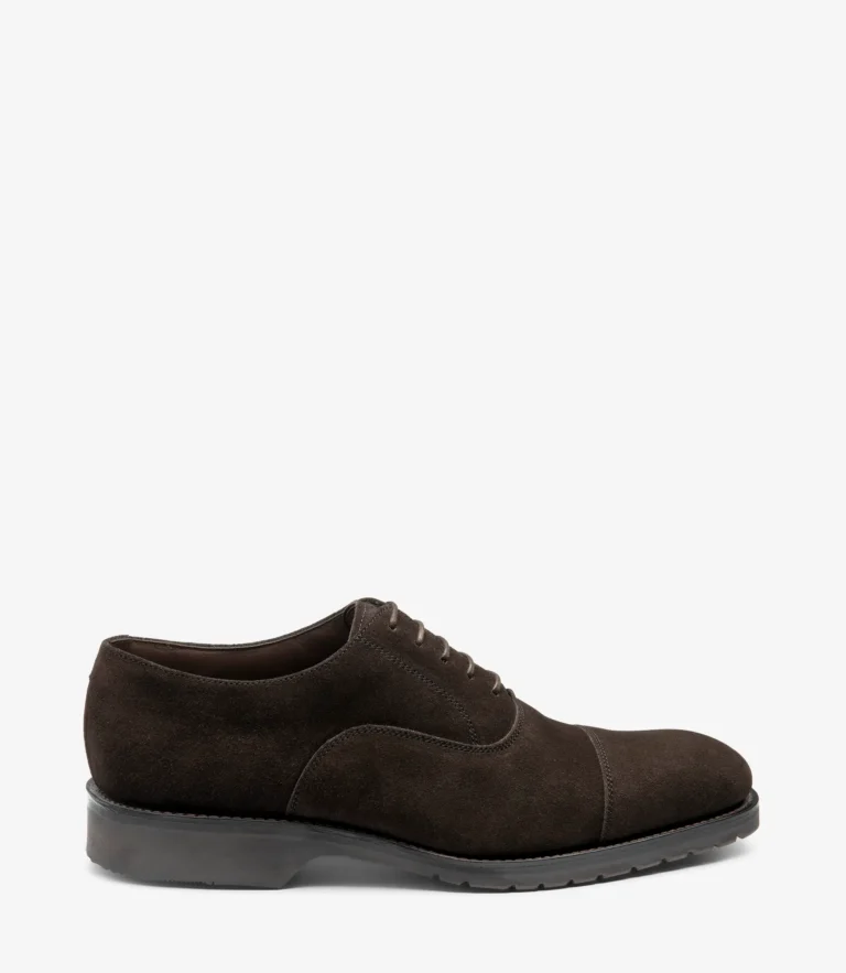 loake Hitchcock Dark Brown Suede