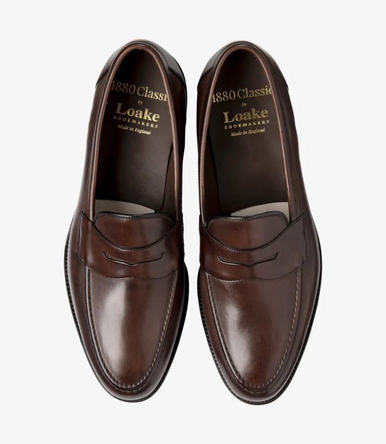 Loake Hornbeam Scorched Walnut Calf Leather