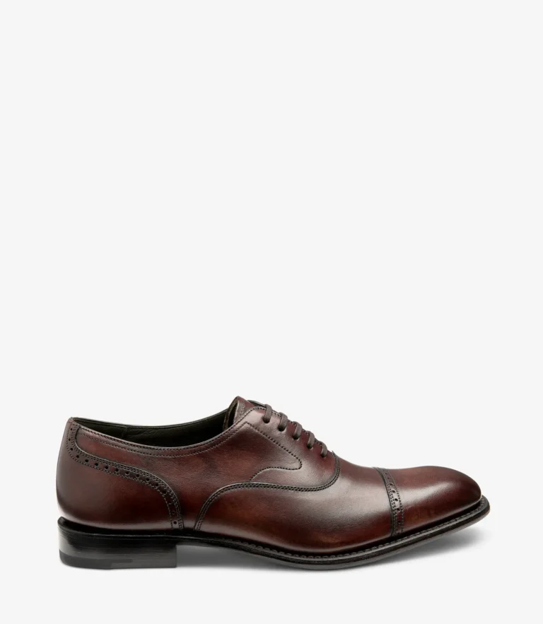 loake Hughes Burgundy Calf Leather