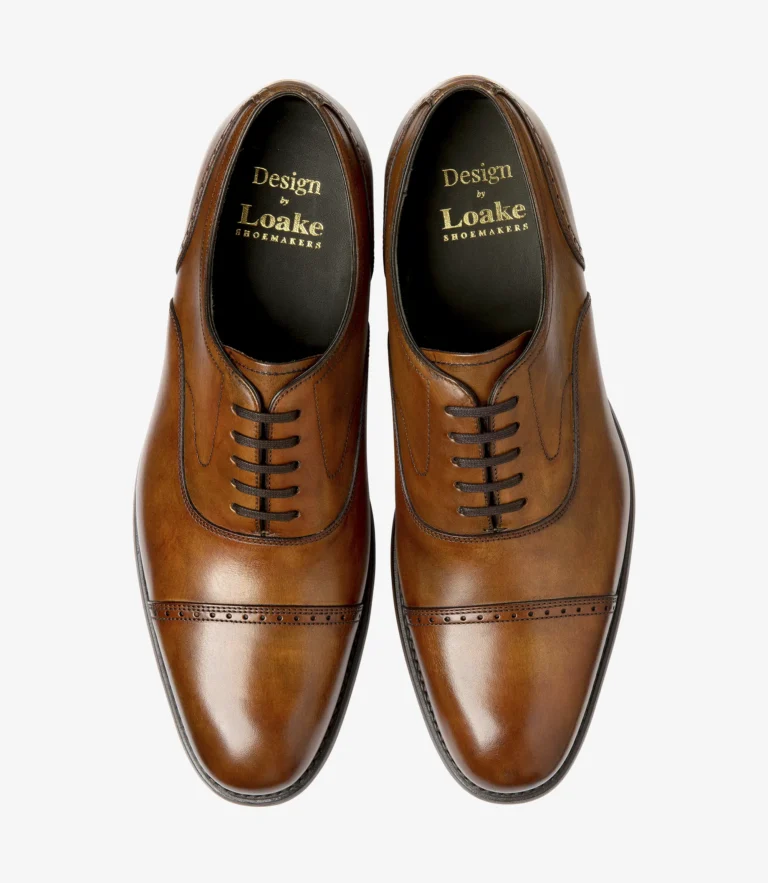 Loake Hughes Chestnut Brown Calf Leather