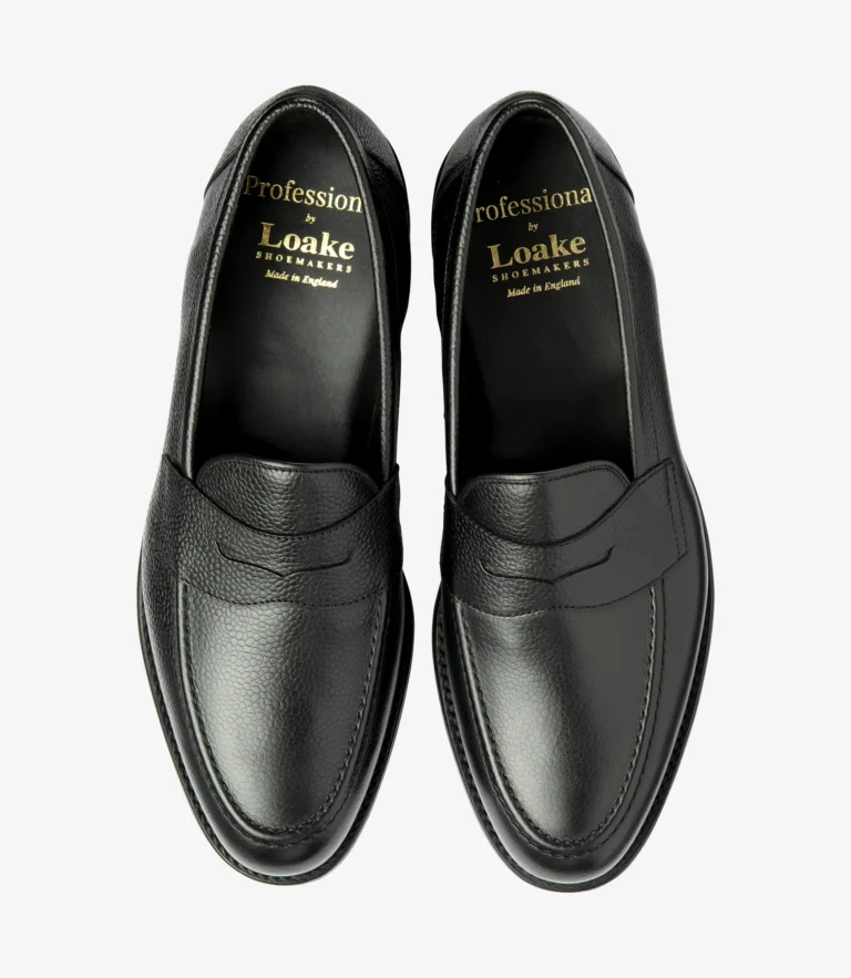 Loake Imperial Black Grain Calf Leather