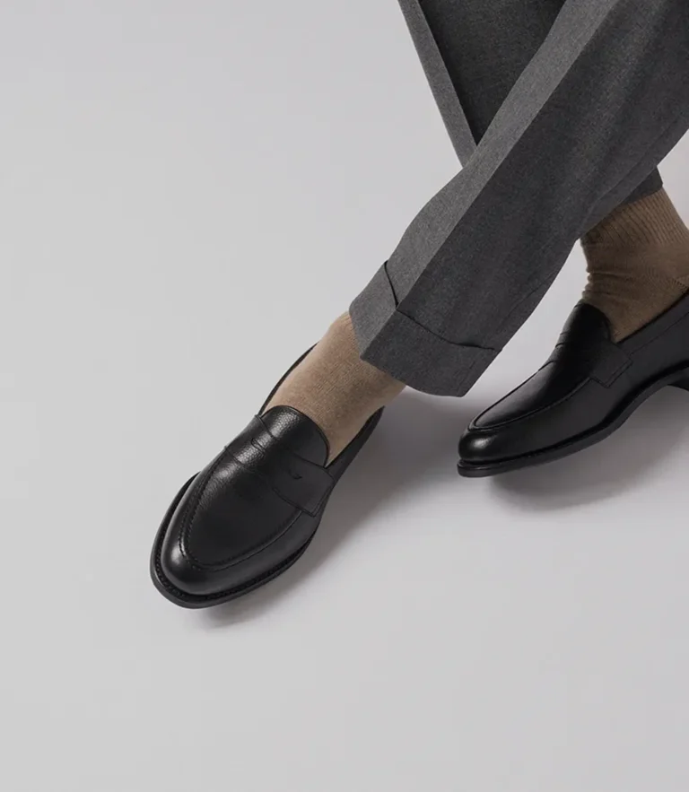 Loake Imperial Black Grain Calf Leather