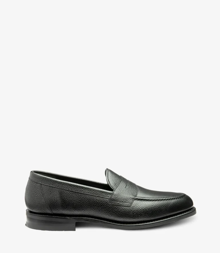 loake Imperial Black Grain Calf Leather