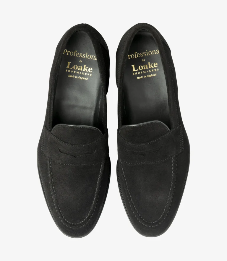 Loake Imperial Black Suede