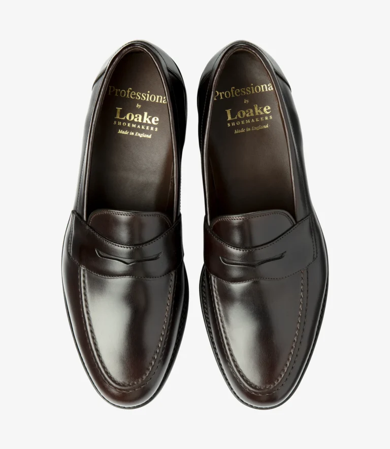 Loake Imperial Dark Brown Calf Leather