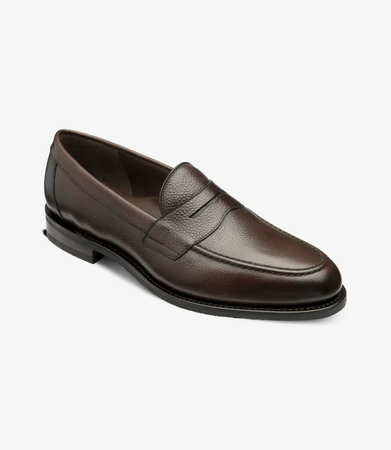 Loake Imperial Dark Brown Grain Calf Leather