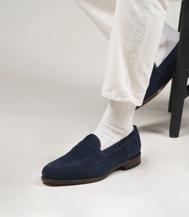 Loake Imperial Navy Suede
