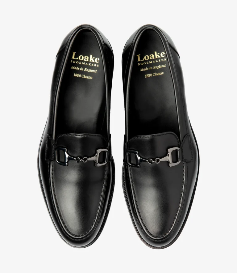 Loake Kensington Black Calf Leather