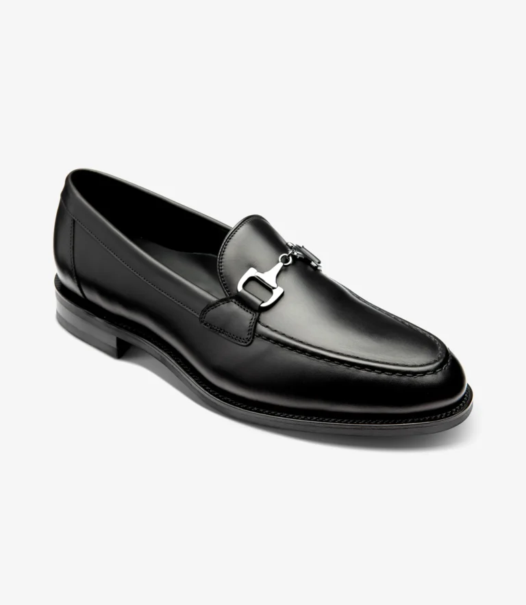 Loake Kensington Black Calf Leather