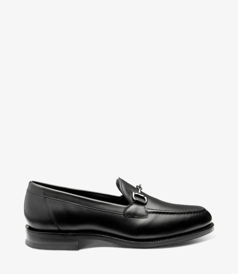 loake Kensington Black Calf Leather