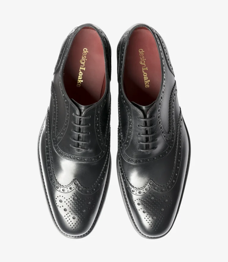 Loake Kerridge Black Calf Leather