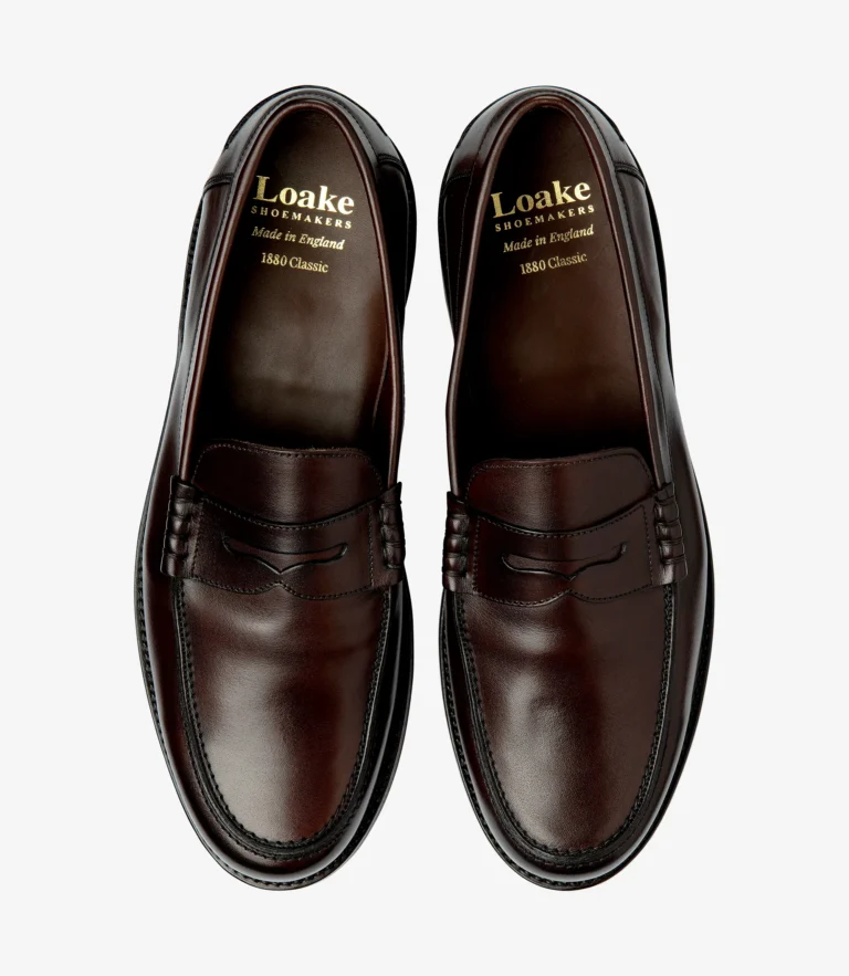 Loake Kingscliffe Dark Brown Calf Leather