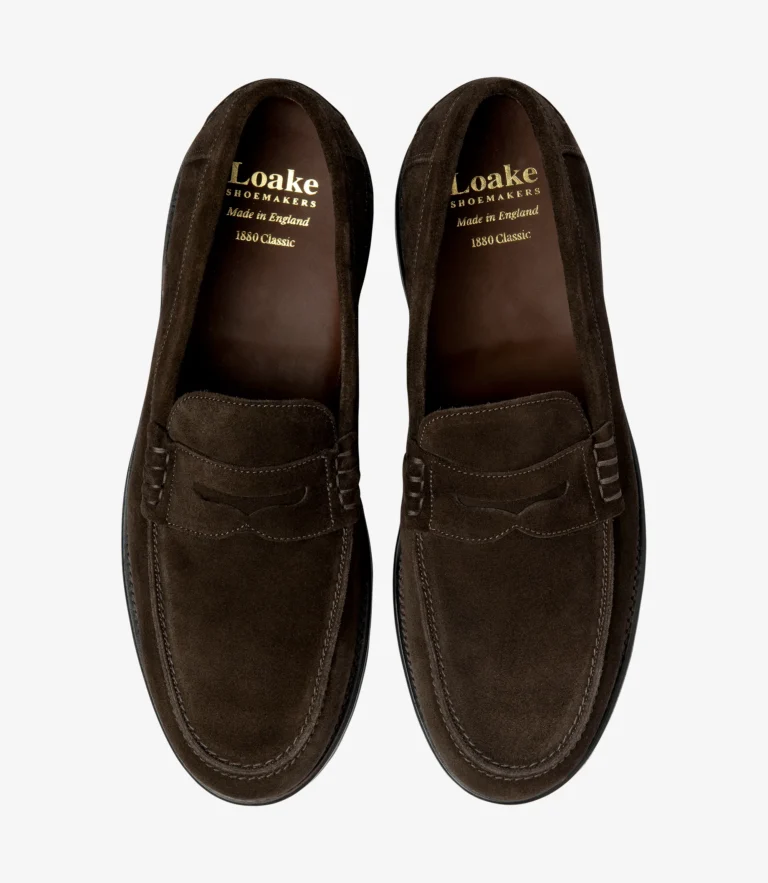 Loake Kingscliffe Dark Brown Suede