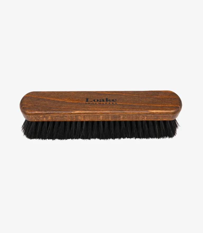loake Large Horsehair Brush Black