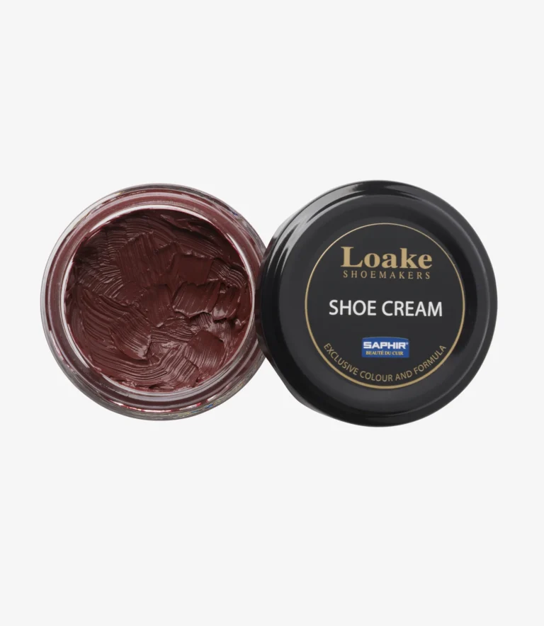 loake Leather Cream Mahogany