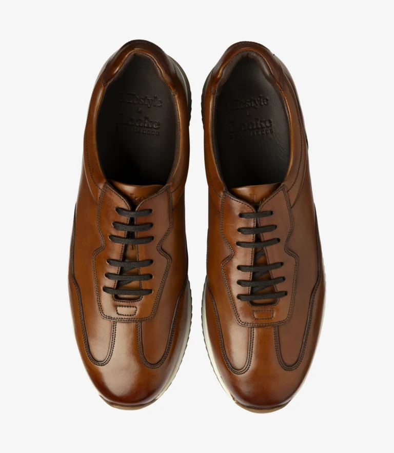 Loake Linford Chestnut Brown Calf Leather