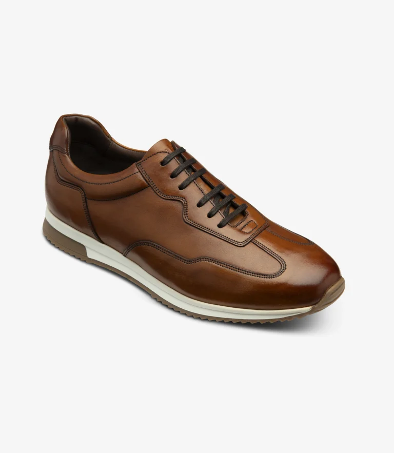 Loake Linford Chestnut Brown Calf Leather